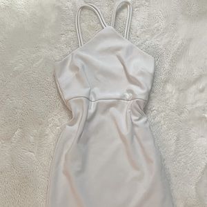 White Above The Knee Dress (FOREVER 21)